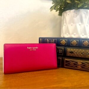 Kate spade hot pink wallet